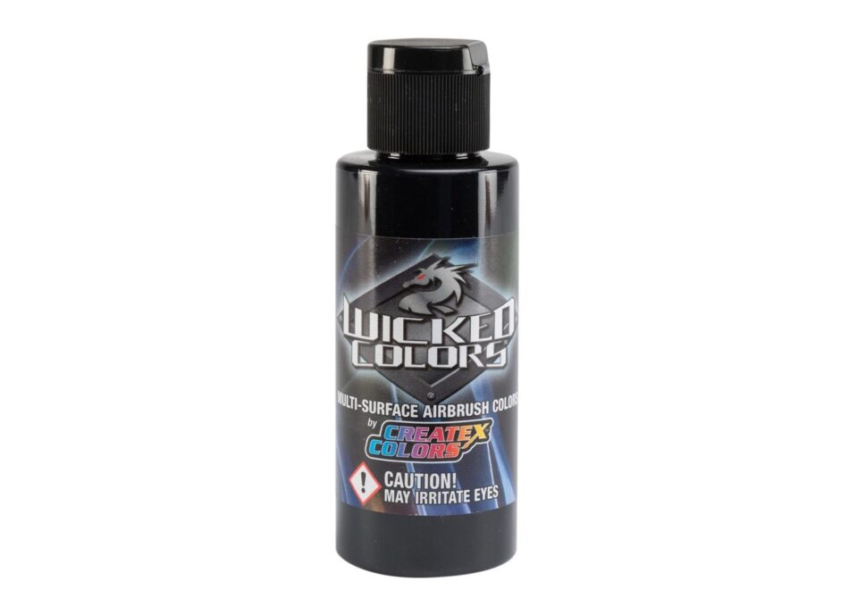 Createx - Wicked Opaque Jet Black 2oz (60ml)