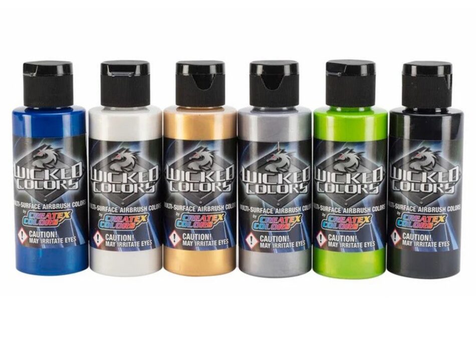 Createx - Wicked Pearl Set - 6 x 2oz Bottles (60ml)