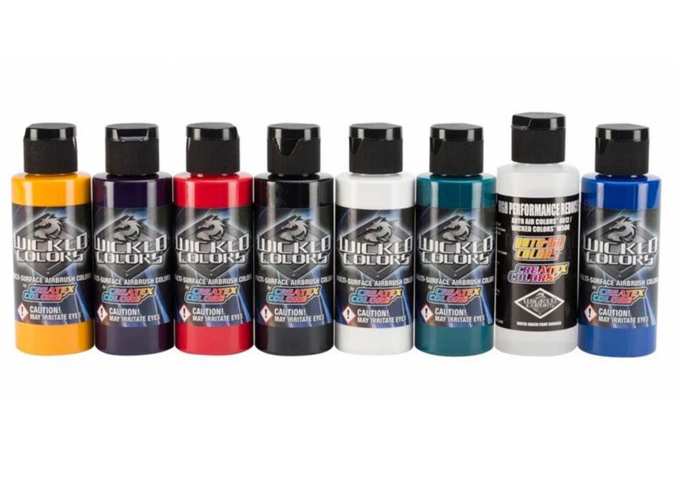 Createx - Wicked Sampler Set #2 - 8 x 2oz Bottles (60ml)