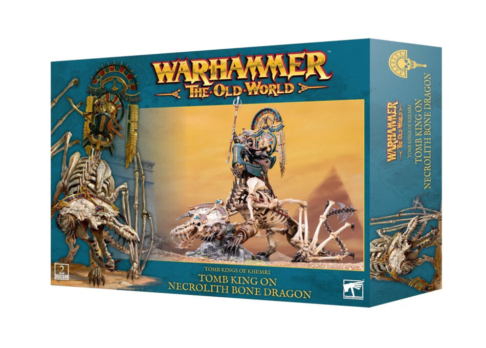 Warhammer The Old World: Tomb Kings of Khemri - Tomb King on Necrolith Bone Dragon [07-08]