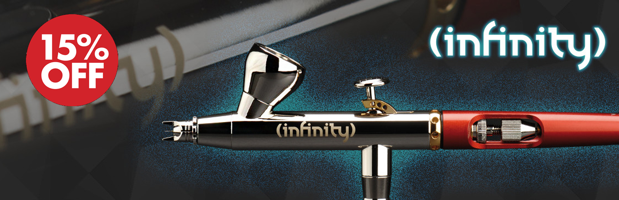 15% off ALL Infinity Airbrushes