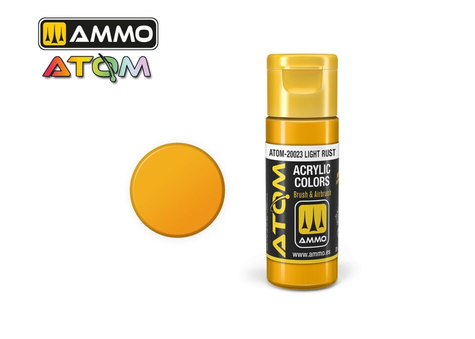 Ammo Atom Acrylic Colors - Light Rust (20ml)