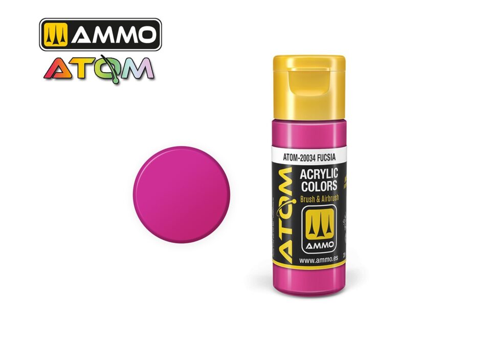 Ammo Atom Acrylic Colors - Fucsia (20ml)