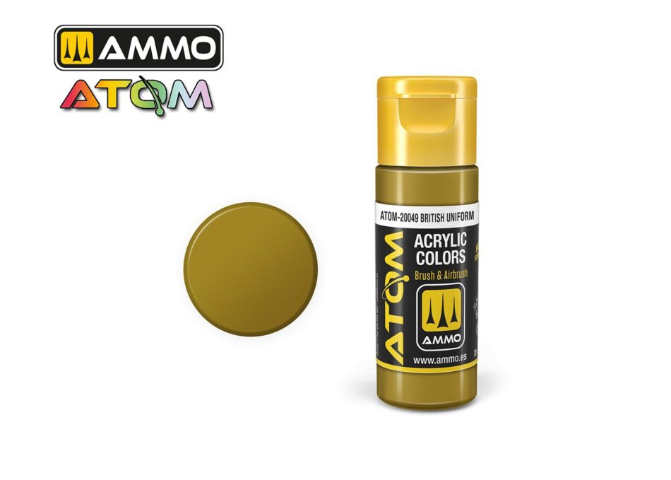 Ammo Atom Acrylic Colors - British Uniform (20ml)