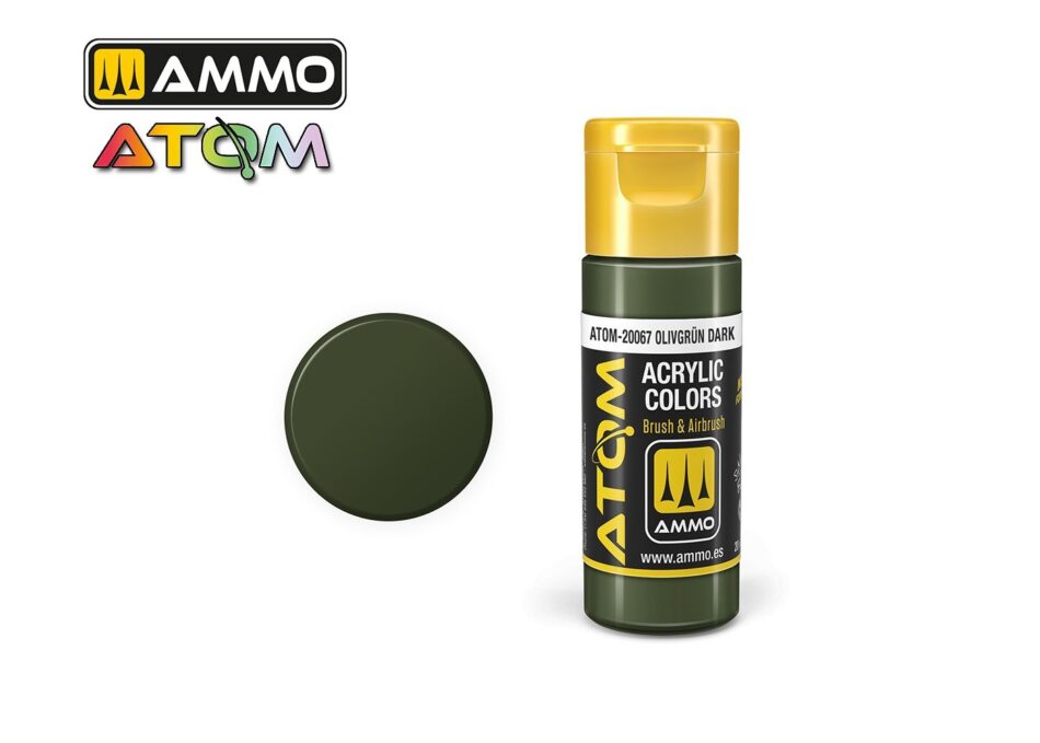 Ammo Atom Acrylic Colors - Olivgrün Dark (20ml)