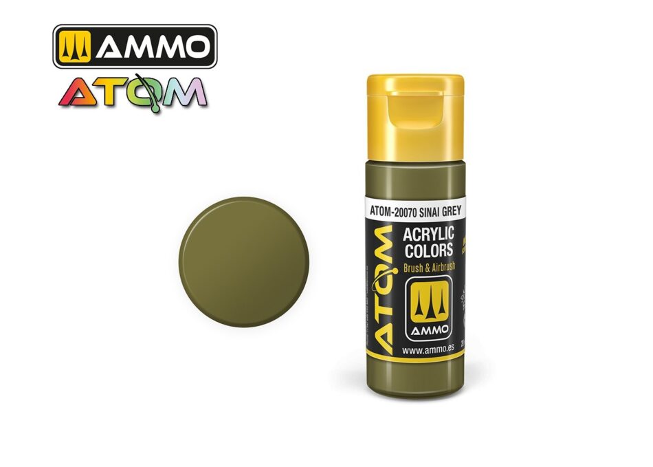 Ammo Atom Acrylic Colors - Sinai Grey (20ml)