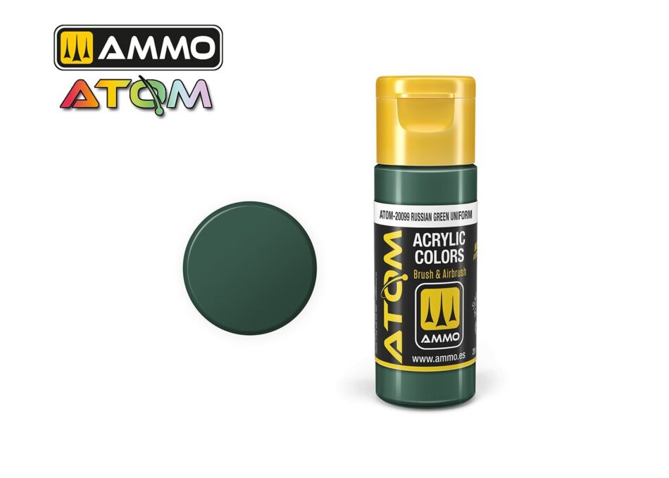 Ammo Atom Acrylic Colors - Russian Green Uniform (20ml)