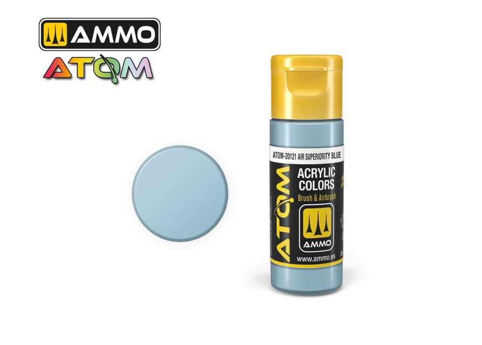 Ammo Atom Acrylic Colors - Air Superiority Blue (20ml)