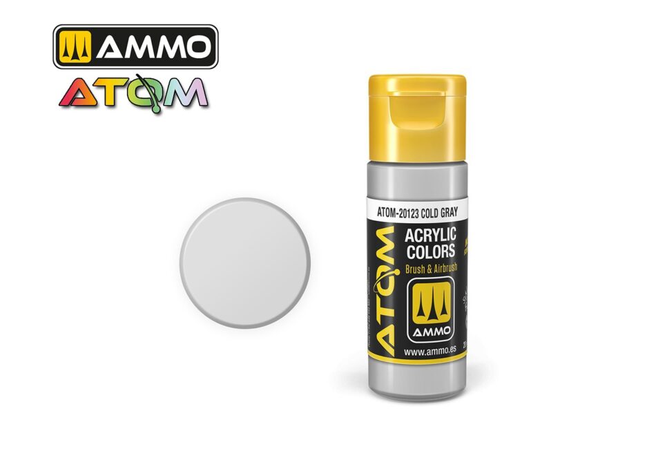 Ammo Atom Acrylic Colors - Cold Gray (20ml)