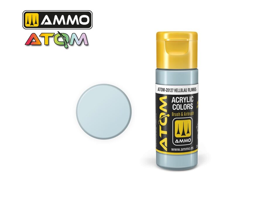 Ammo Atom Acrylic Colors - Hellblau RLM65 (20ml)