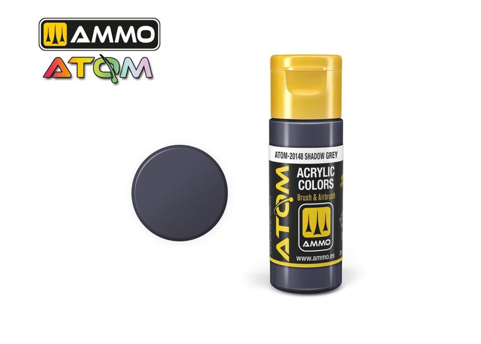 Ammo Atom Acrylic Colors - Shadow Grey (20ml)