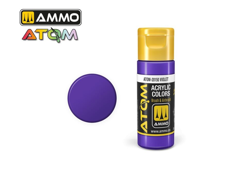 Ammo Atom Acrylic Colors - Violet (20ml)