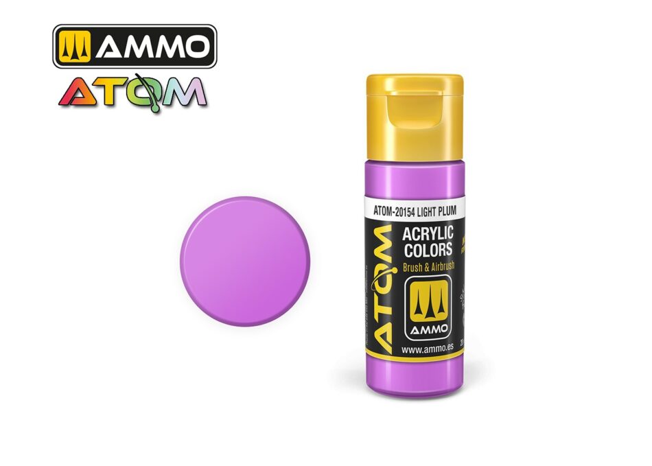 Ammo Atom Acrylic Colors - Light Plum (20ml)