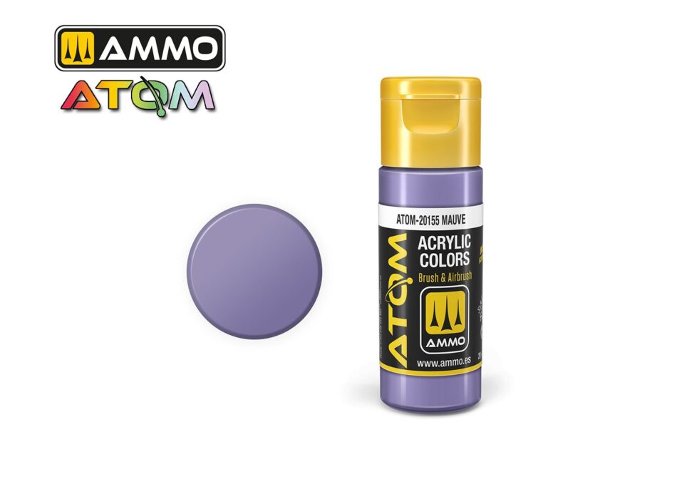 Ammo Atom Acrylic Colors - Mauve (20ml)