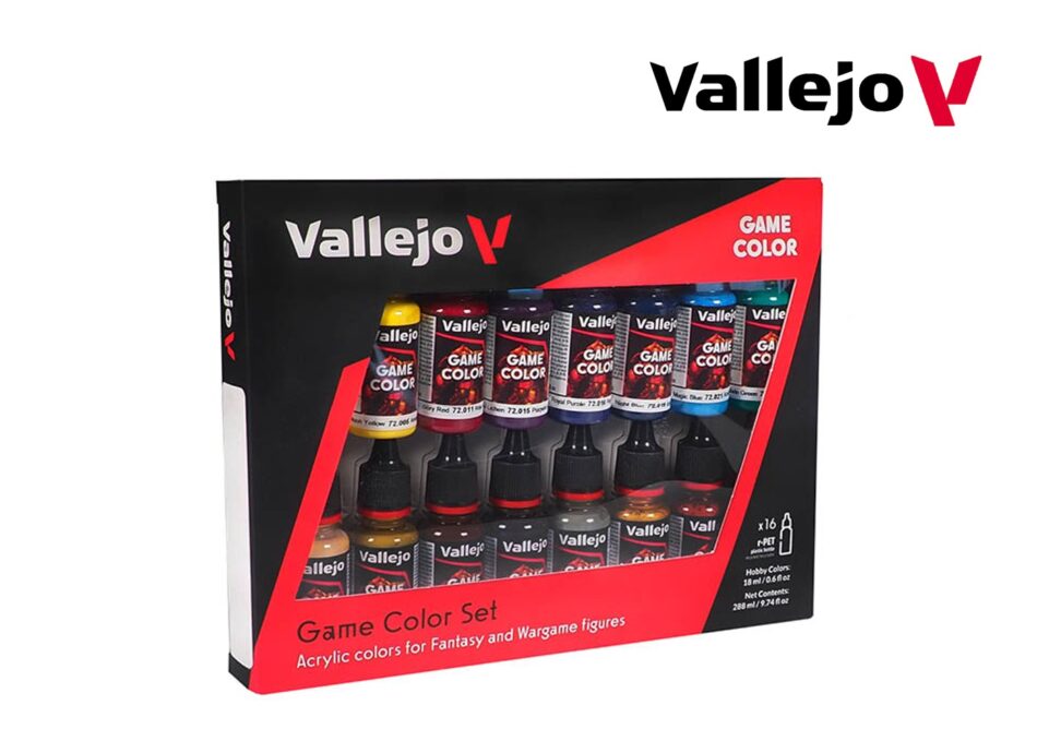 Vallejo Game Color Paint Kit - Advanced (16 x 18ml)