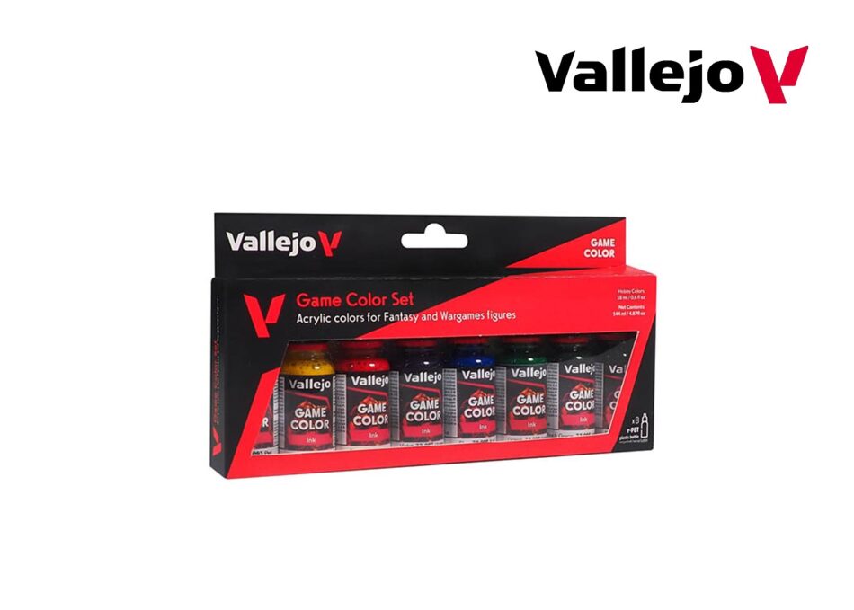 Vallejo Game Color Paint Kit - Game Color Inks (8 x 18ml)