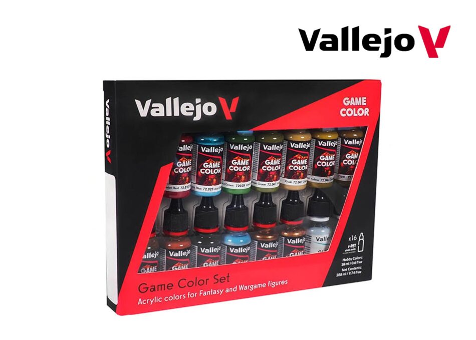 Vallejo Game Color Paint Kit - Introduction (16 x 18ml)