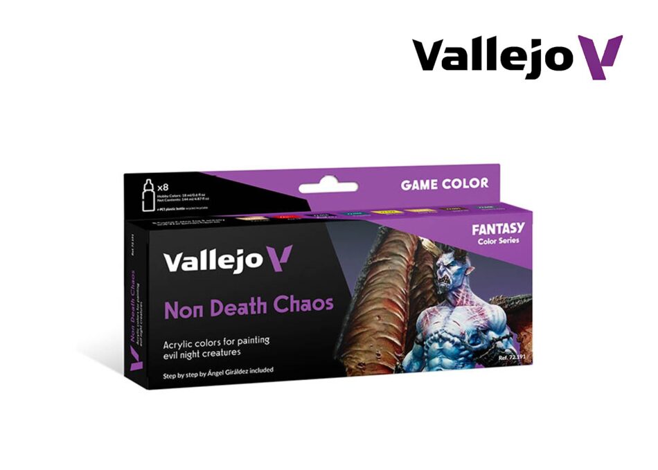 Vallejo Game Color Paint Kit - Non Death Chaos (8 x 18ml)