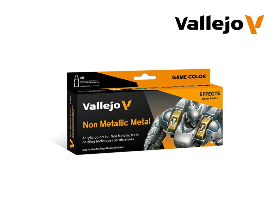 Vallejo Game Color Paint Kit - Non Metallic Metal (8 x 18ml)