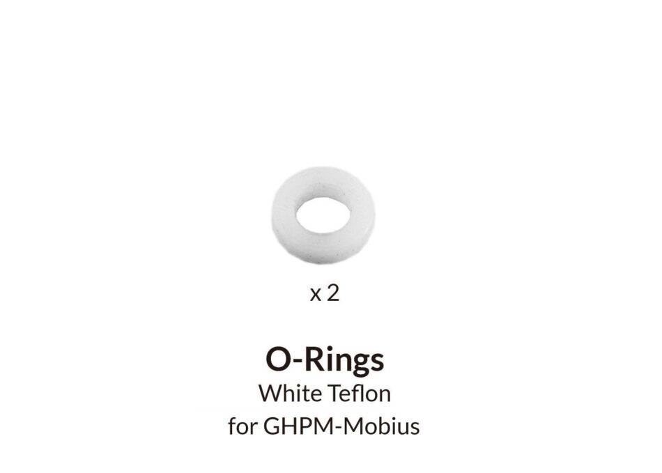 Gaahleri White Teflon Nozzle Seal for GHPM-Mobius Airbrushes (Pack of Two)