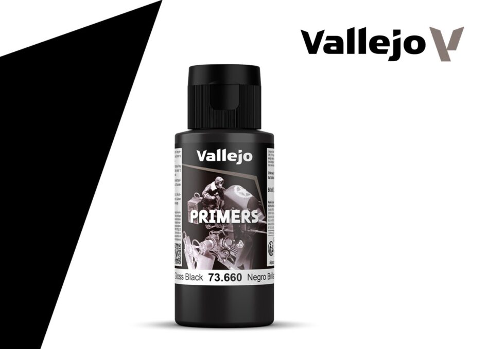 Vallejo Primers - Gloss Black (60ml)