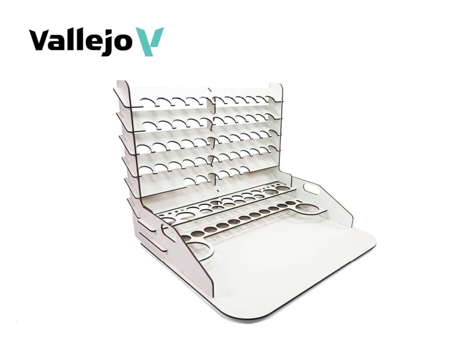 Vallejo Paint Stand - Paint Display and Work Station with Vertical Storage (40 x 30cm)