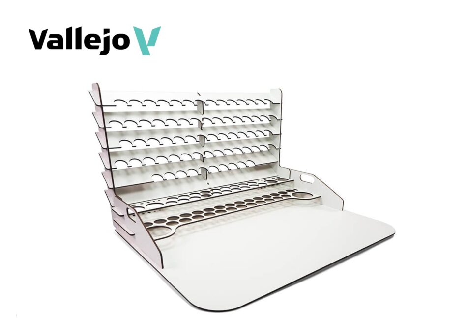 Vallejo Paint Stand - Paint Display and Work Station with Vertical Storage (50 x 37cm)