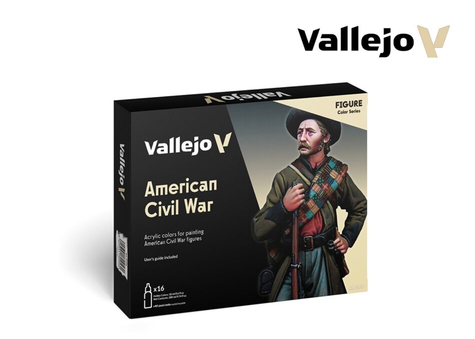 Vallejo Model Color Paint Set - American Civil War (16 x 18ml)