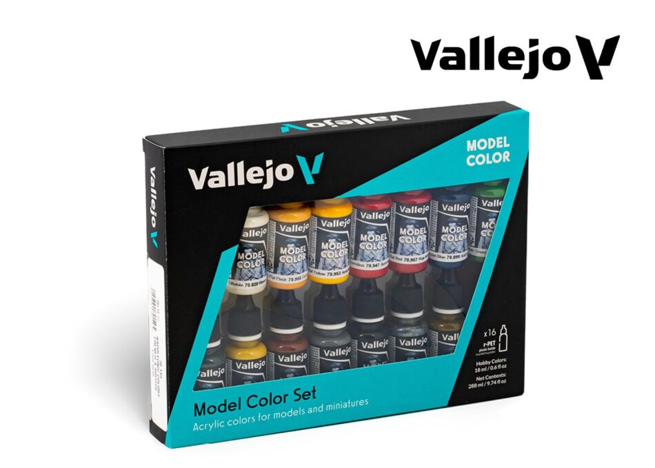 Vallejo Model Color Paint Set - Napoleonic Colors French & British 1789-1815 (16 x 18ml)