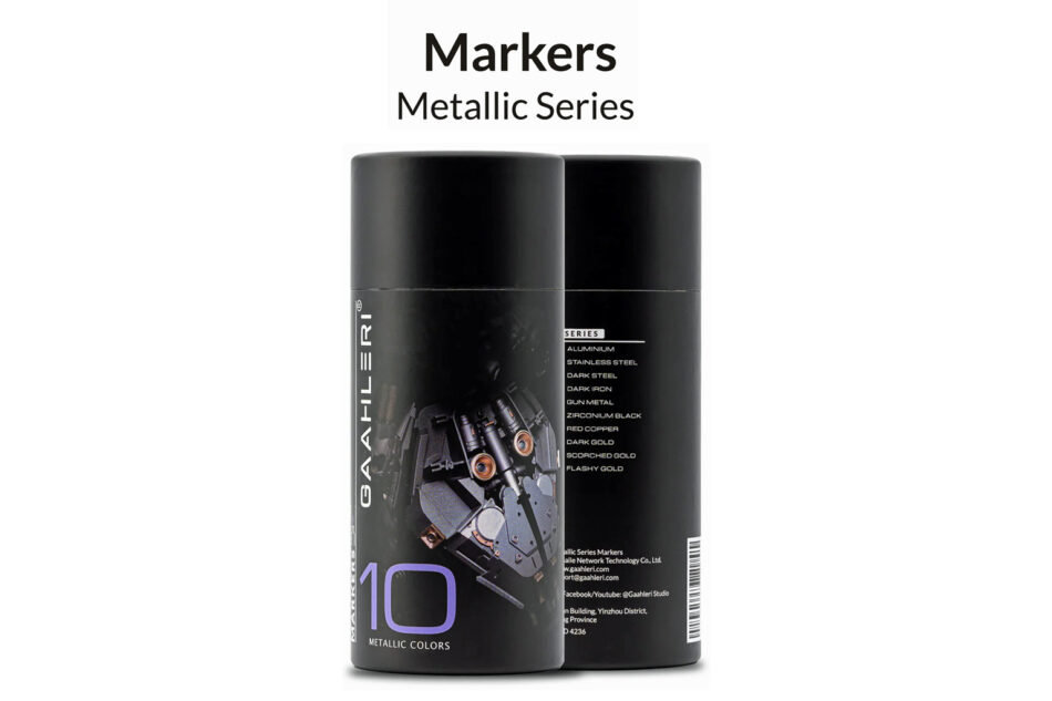 Gaahleri Markers - Metallic Series (Set of 10)