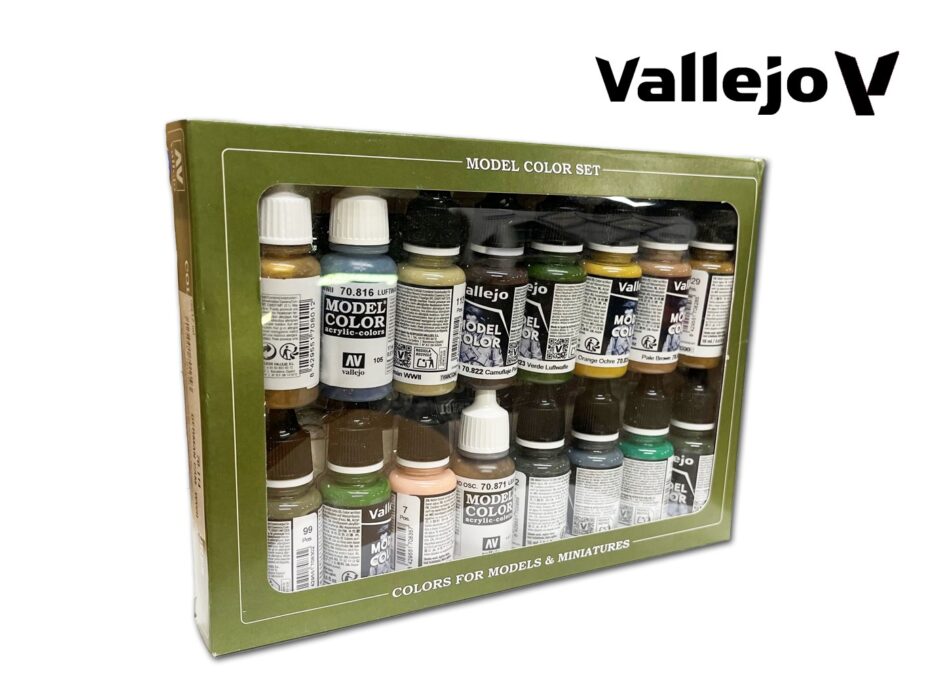 Vallejo Model Color Paint Set - German Camouflage WWII (16 x 18ml)