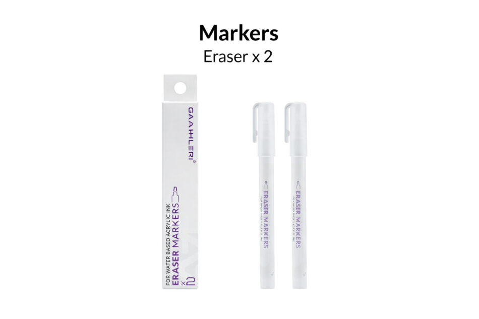 Gaahleri Markers - Eraser (Pack of 2)