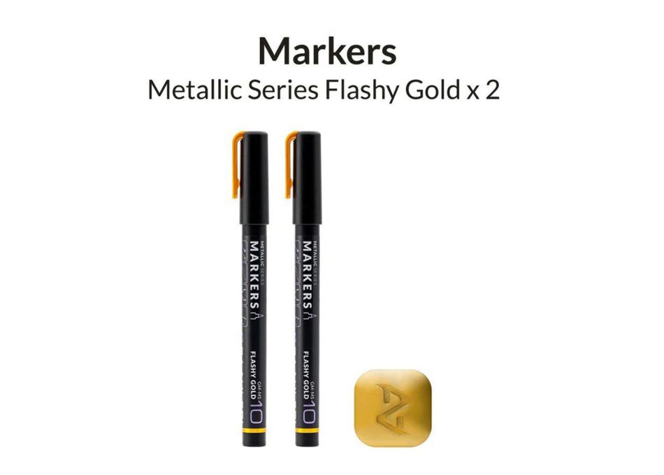 Gaahleri Markers - Metallic Flashy Gold (Pack of 2)
