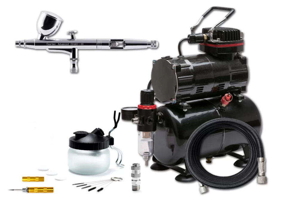 TC-80T Airbrushing Kit with Gaahleri GHAD-39 Airbrush