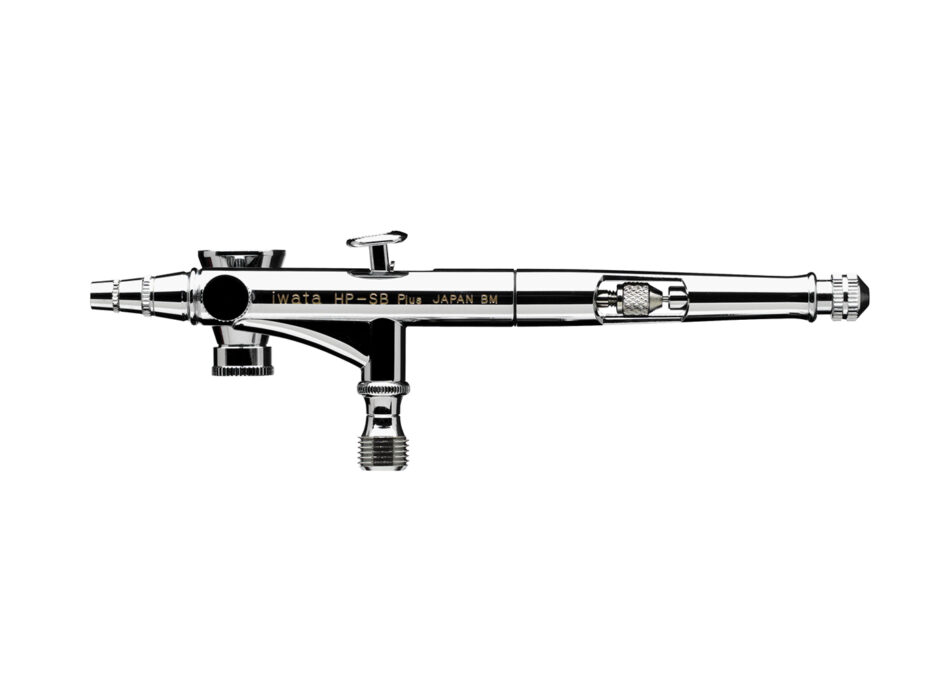 Iwata - High Performance HP-SB Plus Side Feed Double Action Airbrush (0.2mm)