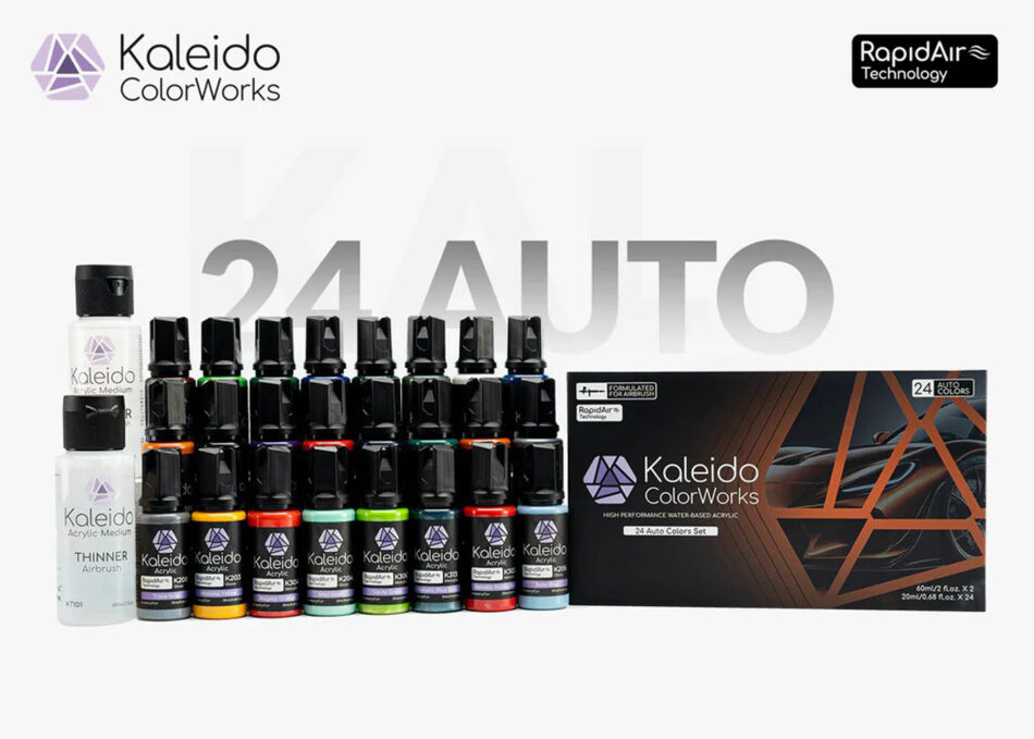 Kaleido ColorWorks - 24 Colour Auto Paint Set