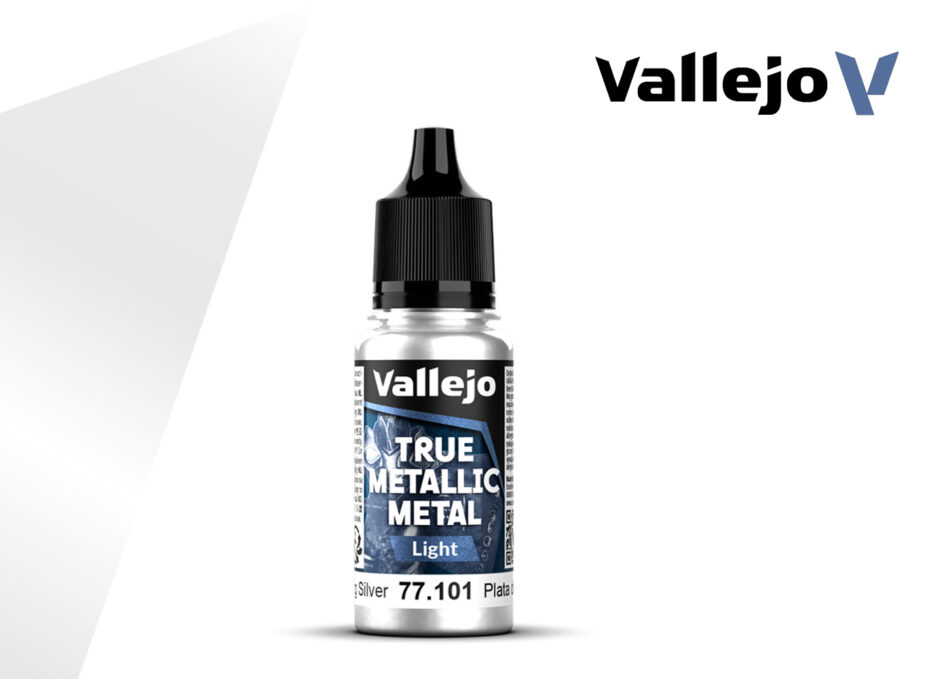 Vallejo True Metallic Metal Light - Sterling Silver (18ml)