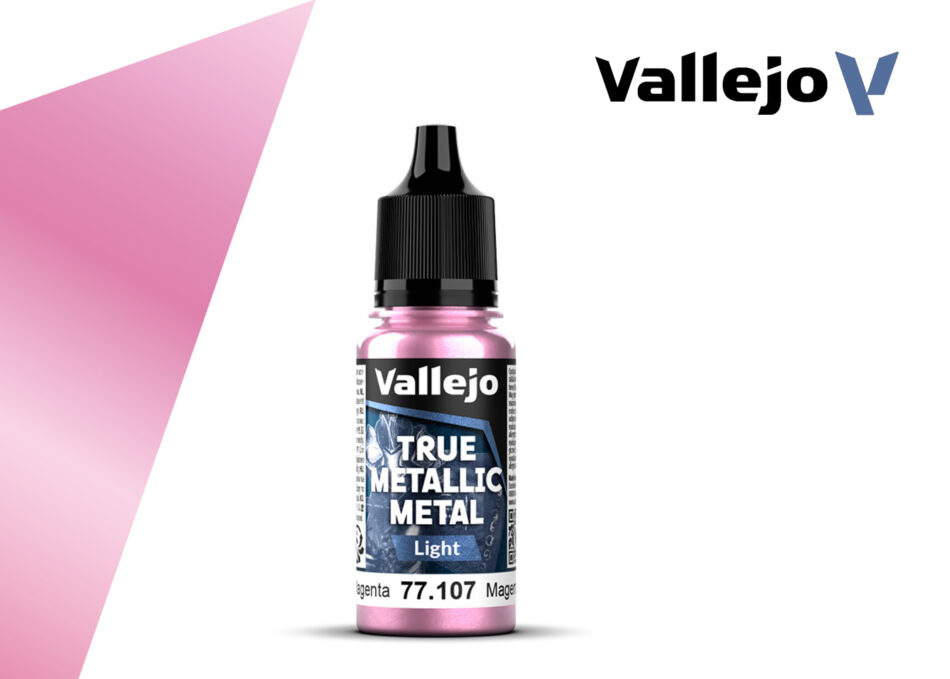 Vallejo True Metallic Metal Light - Crimson Magenta (18ml)