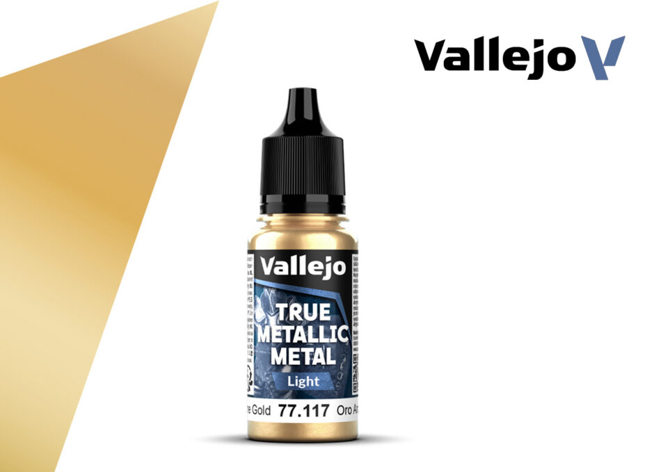 Vallejo True Metallic Metal Light - Arcane Gold (18ml)