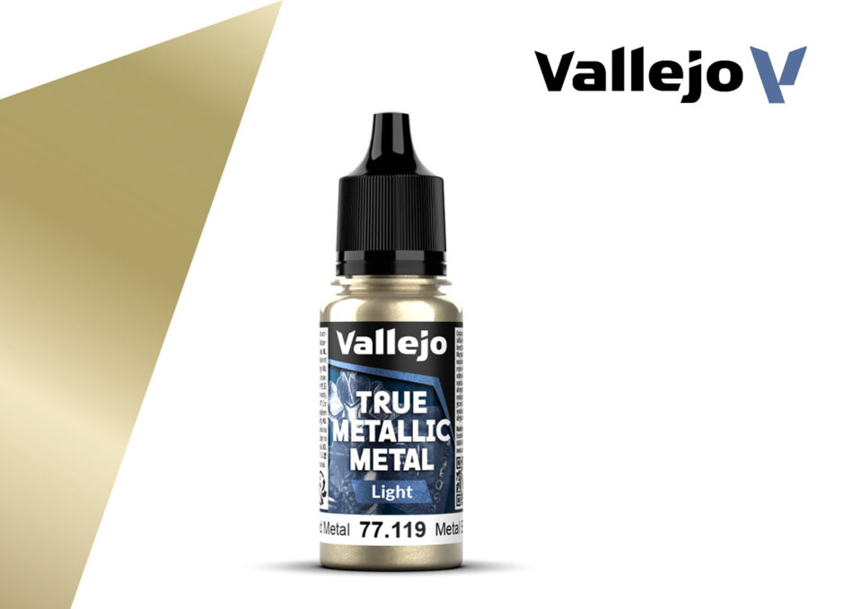 Vallejo True Metallic Metal Light - Aged Metal (18ml)