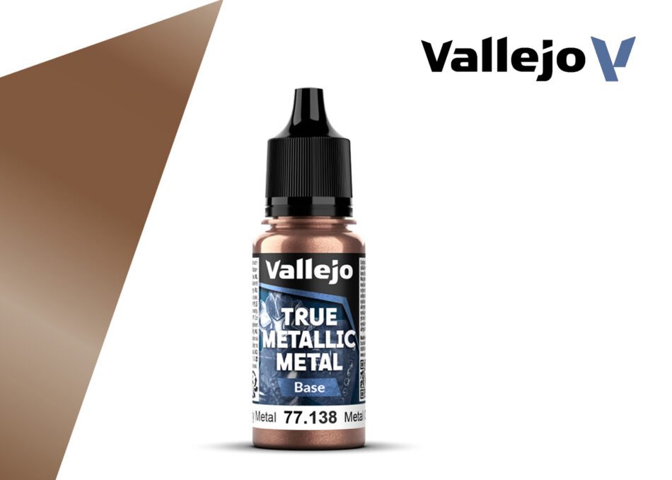 Vallejo True Metallic Metal Base - Rusty Metal (18ml)