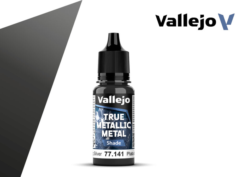 Vallejo True Metallic Metal Shade - Sterling Silver (18ml)