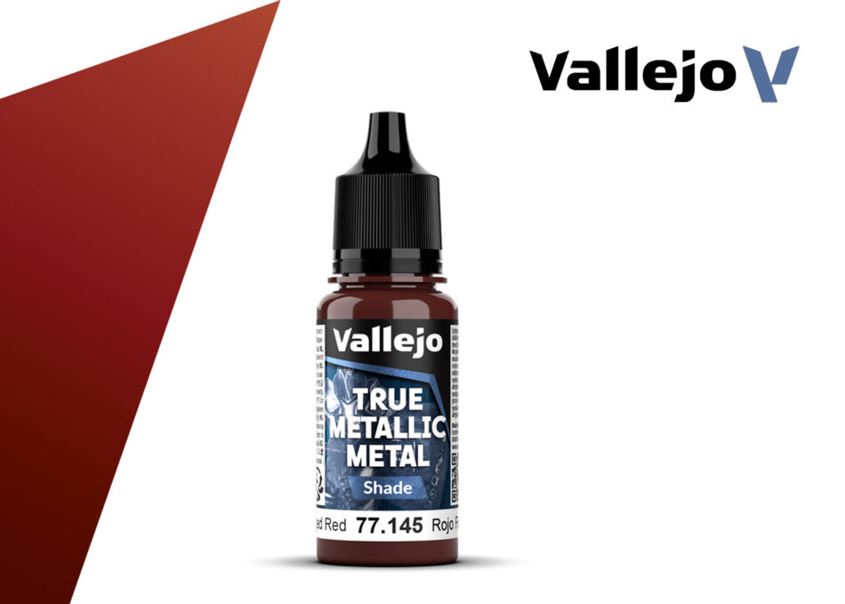 Vallejo True Metallic Metal Shade - Forged Red (18ml)