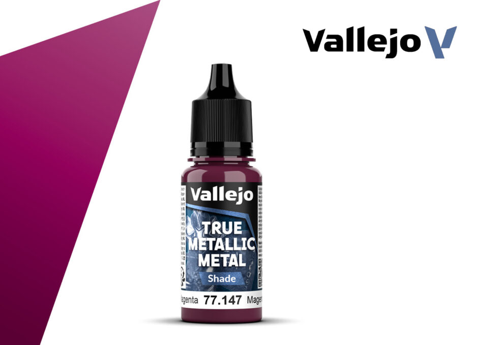 Vallejo True Metallic Metal Shade - Crimson Magenta (18ml)