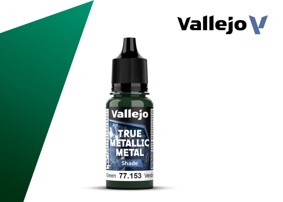 Vallejo True Metallic Metal Shade - Beetle Green (18ml)