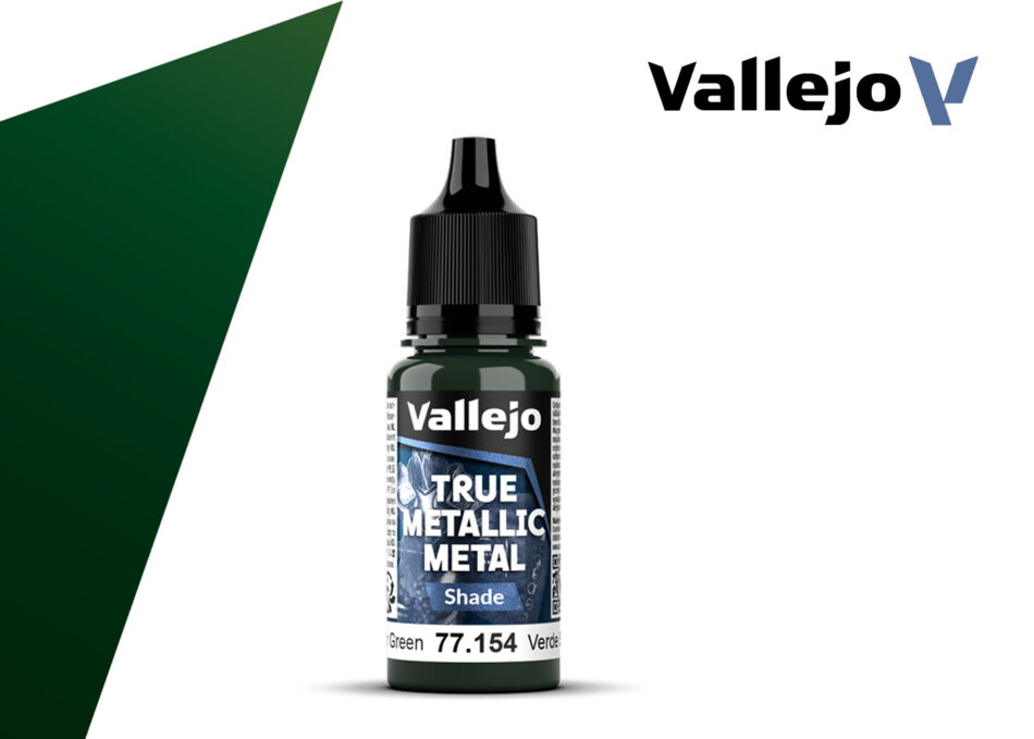 Vallejo True Metallic Metal Shade - Dusken Green (18ml)