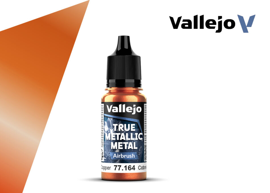 Vallejo True Metallic Metal Airbrush - Ancient Copper (18ml)