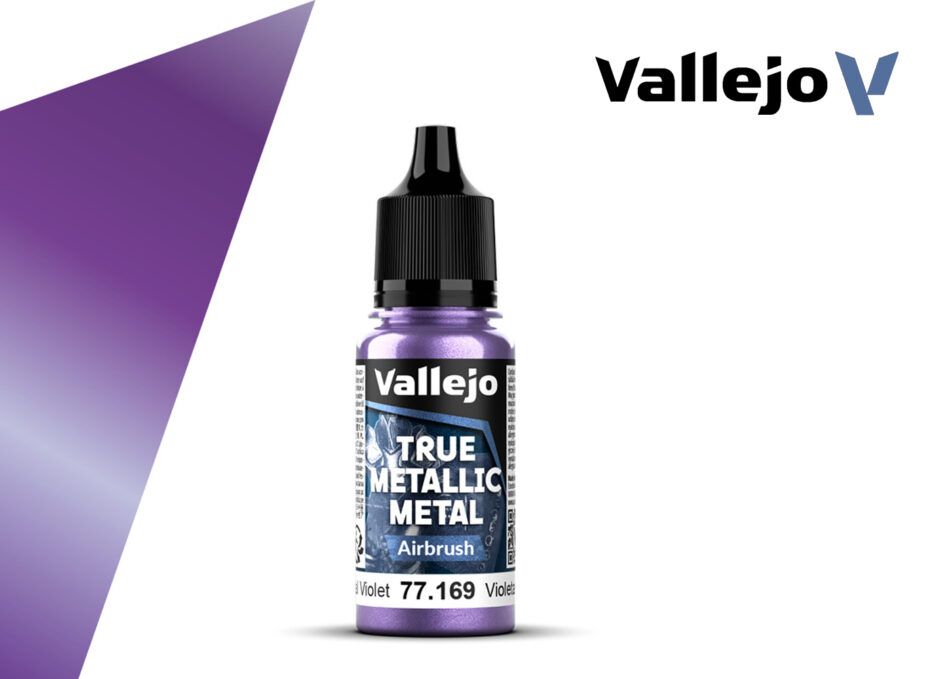 Vallejo True Metallic Metal Airbrush - Celestial Violet (18ml)