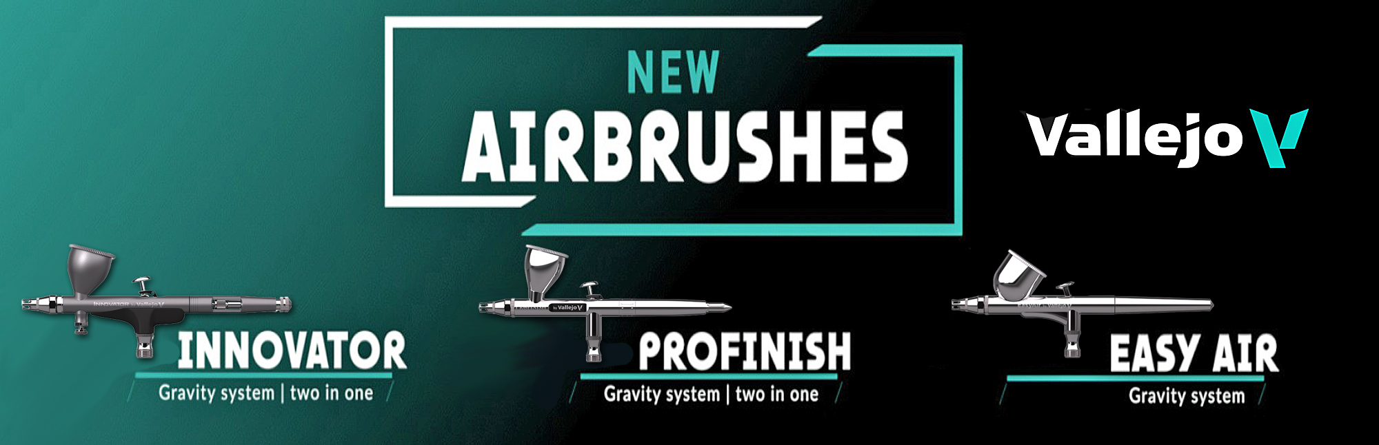 The New Range of Airbrushes from Vallejo
