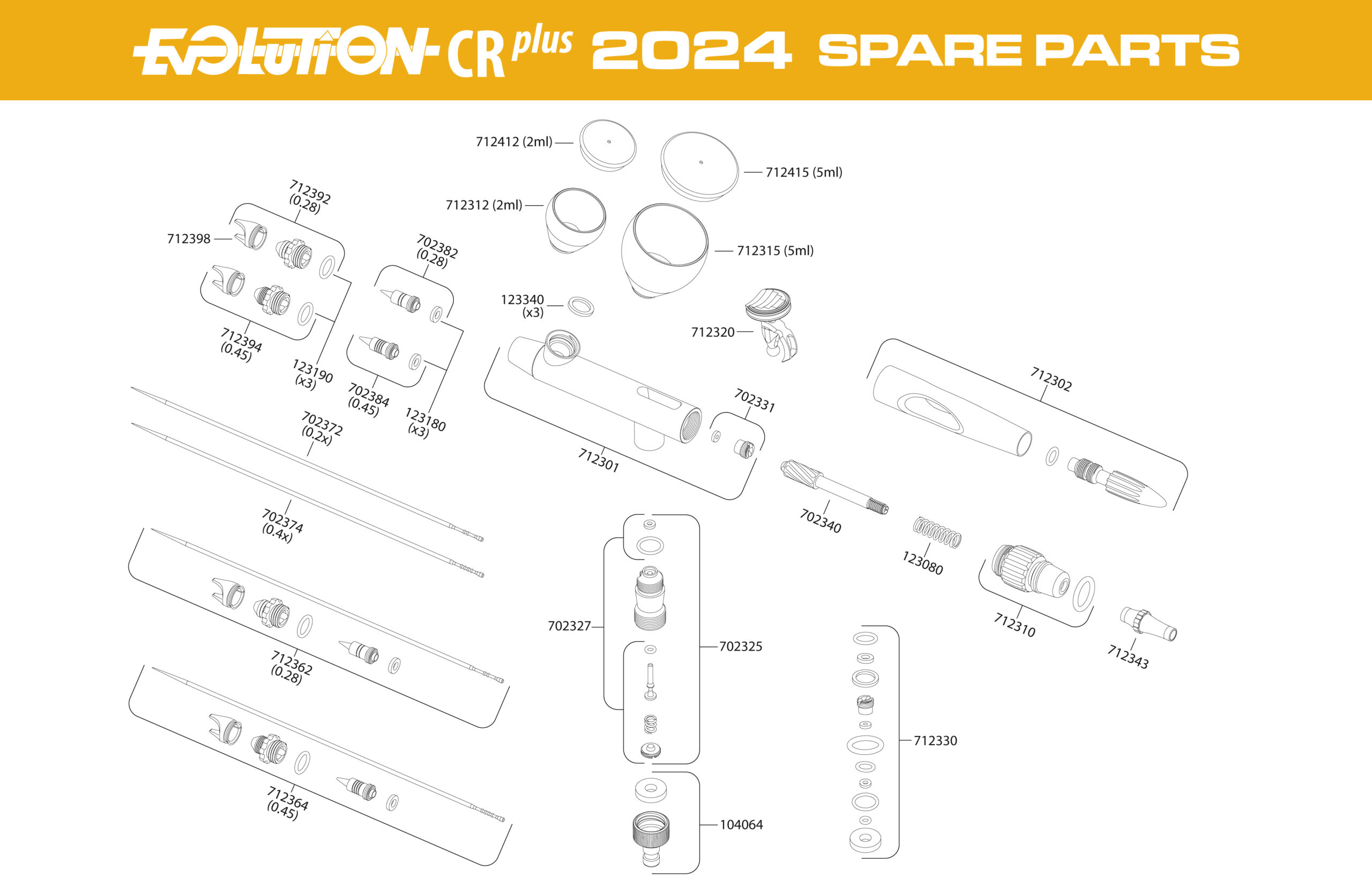 Harder & Steenbeck – Evolution 2024 Airbrush Spares